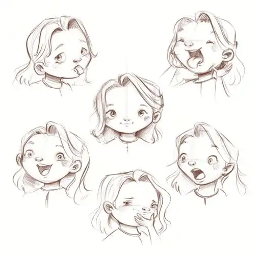 艺术留学人物卡通肖像手绘