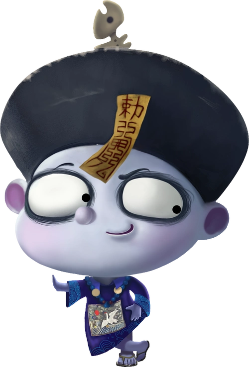 僵尸小僵尸可爱中国风僵小鱼创意壁纸卖萌萌萌的僵尸高清桌面小清新呆