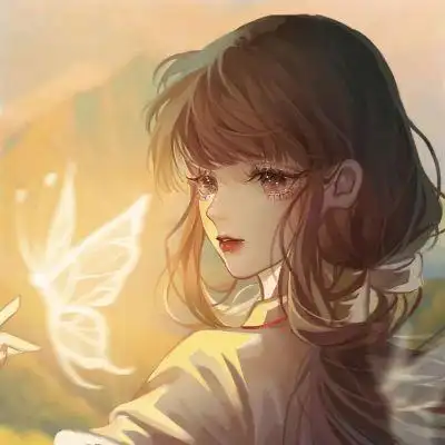 二次元仙女高质量动漫女头 手绘唯美好看的卡通女生头像_卡通头像_美