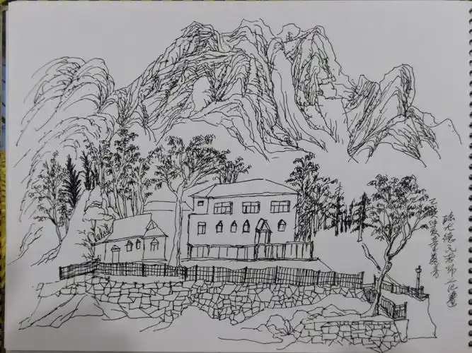 山水画线描学习篇
