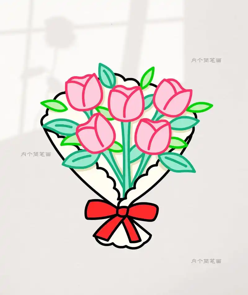 画一束玫瑰花95可好?#七夕 #七夕礼物  - 抖音