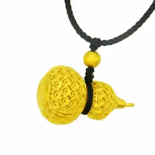 周大福传承经典传承福禄延绵黄金足金吊坠f217887