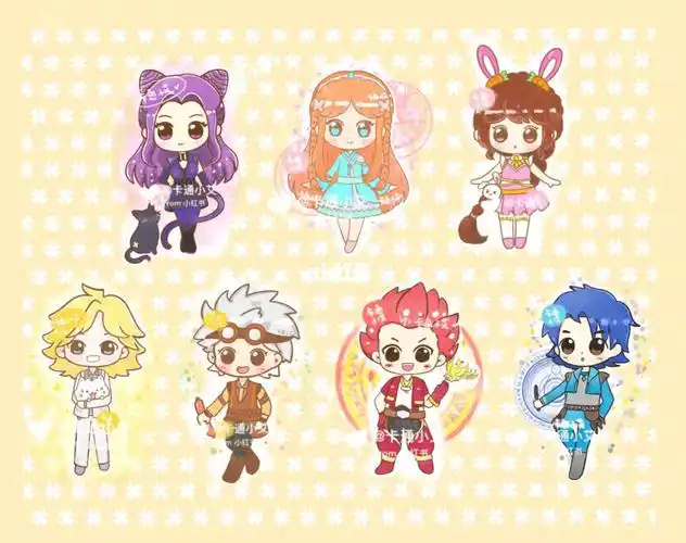 斗罗大陆史莱克七怪简笔画