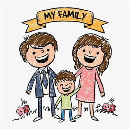 三口之家可爱头像