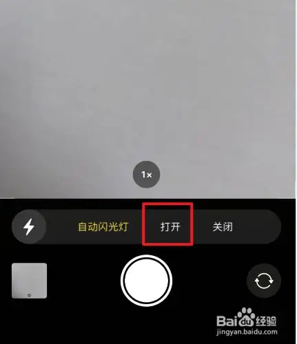 苹果12拍照闪光灯怎么开