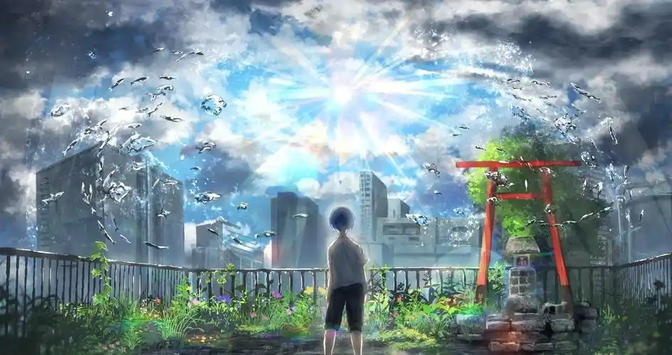 我更希望多看看天空的颜色|天气之子|新海诚|你的名字_新浪新闻