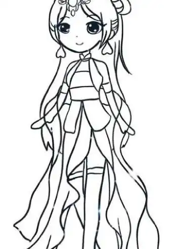 古风系的画风,水瓶座公主,喜欢吗?