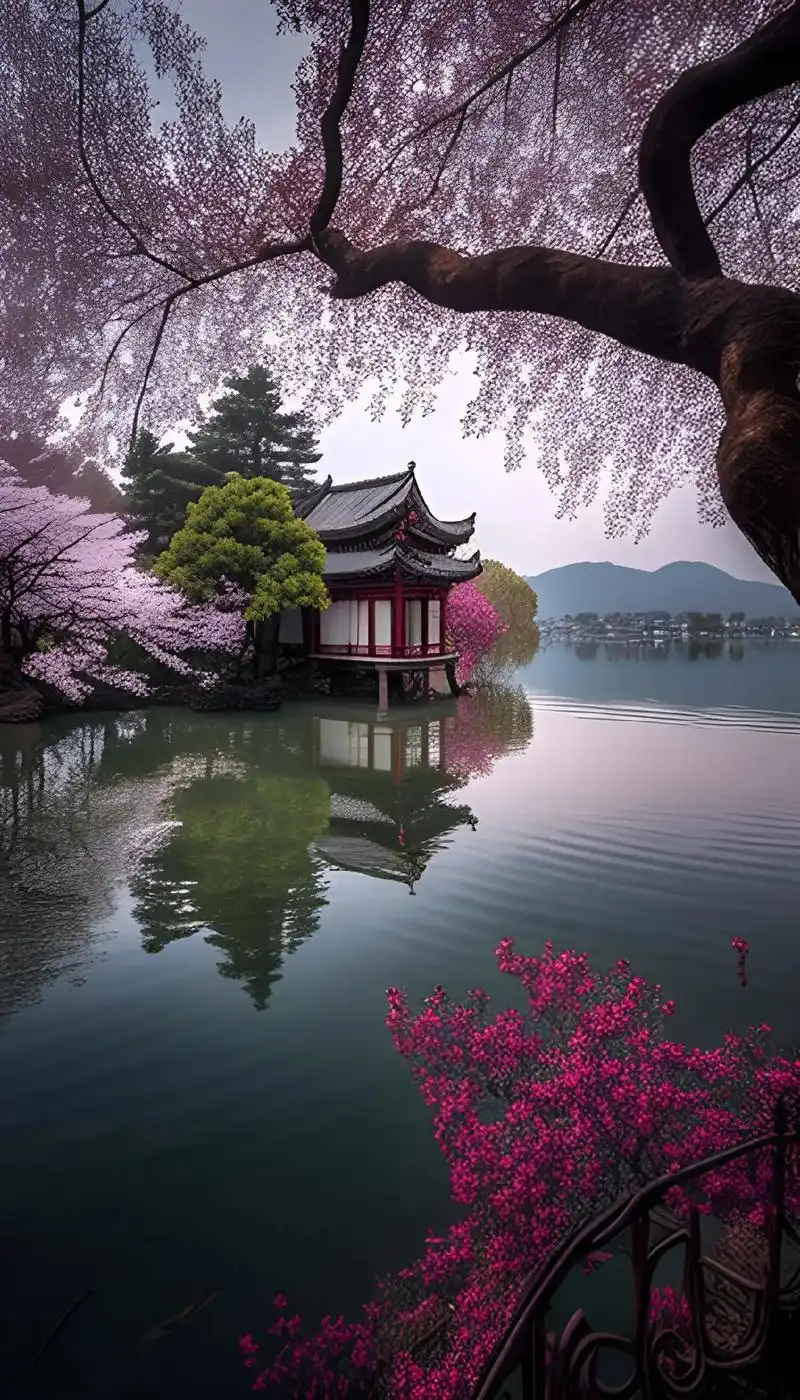 西湖美景真的美到我了!#杭州西湖