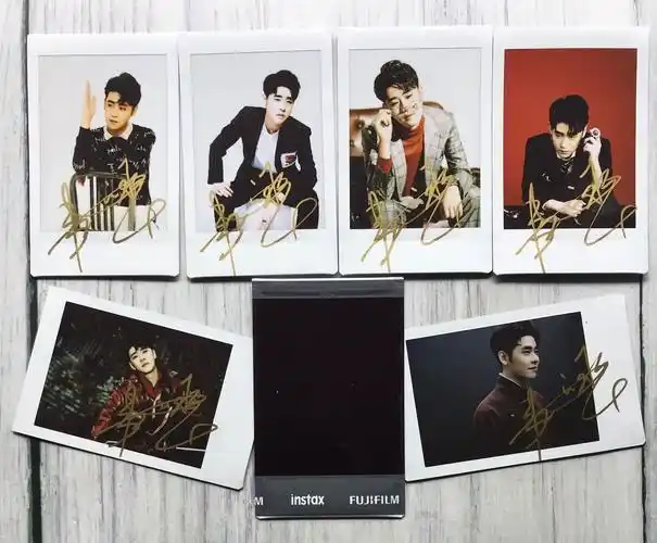 德云社张云雷 签名照拍立得3寸富士拍立得定制签名周边拍立得签名