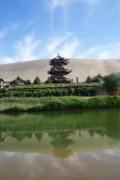 梦中的月牙泉图片347,甘肃省旅游景点,风景名胜 - 蚂蜂窝图库