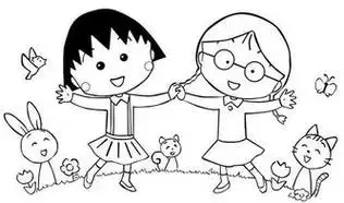 那年高三q版人物简笔画我们是好朋友