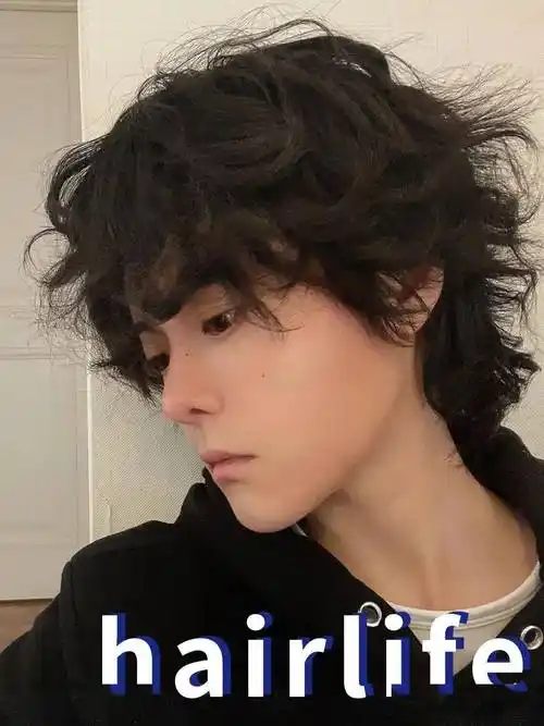 无性别风中性狼尾烫