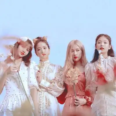 blackpink团照派送,叮咚~已到达,四个小仙女,请签收