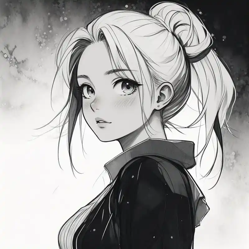 96 黑白素描女生头像精选 94 今天给大家带来一组黑白素描风格的