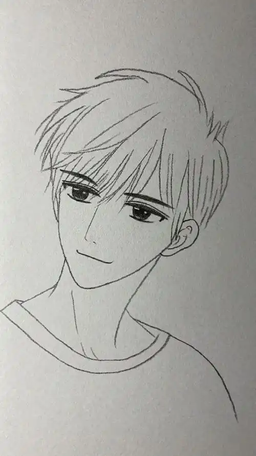 这样画的小帅哥真是太酷了,大家赶快学起来