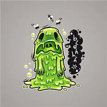 卡通,反胃,怪兽