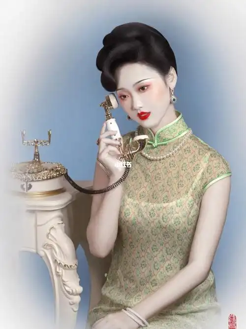 可以发现不一样的自己#旗袍发型  #民国旗袍  #复古风  #旗