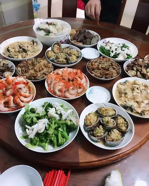 那家常小菜做的午晚餐