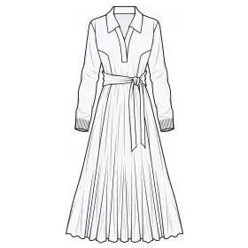 2023-2024春夏女装流行裙子款式设计手稿