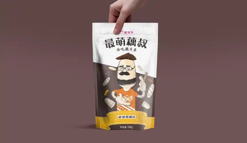 蔬可可休闲食品包装设计