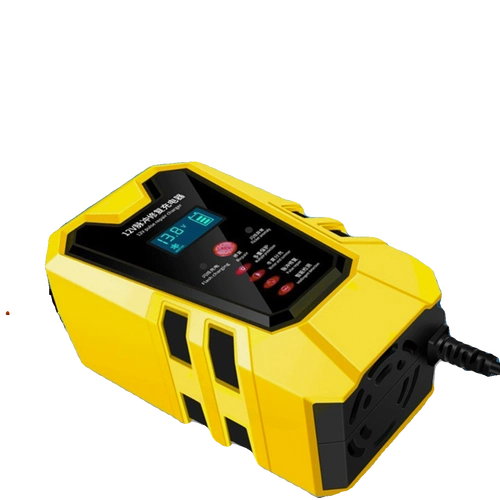 汽车摩托车轿车电瓶充电器12v智能数显自动修复型蓄电池充电机快