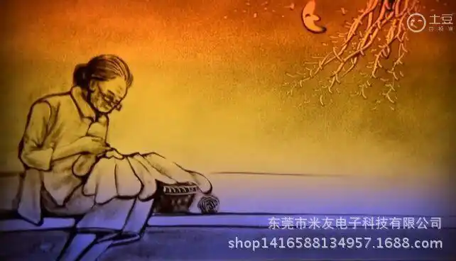 献给母亲节的沙画,祝妈妈节日快乐