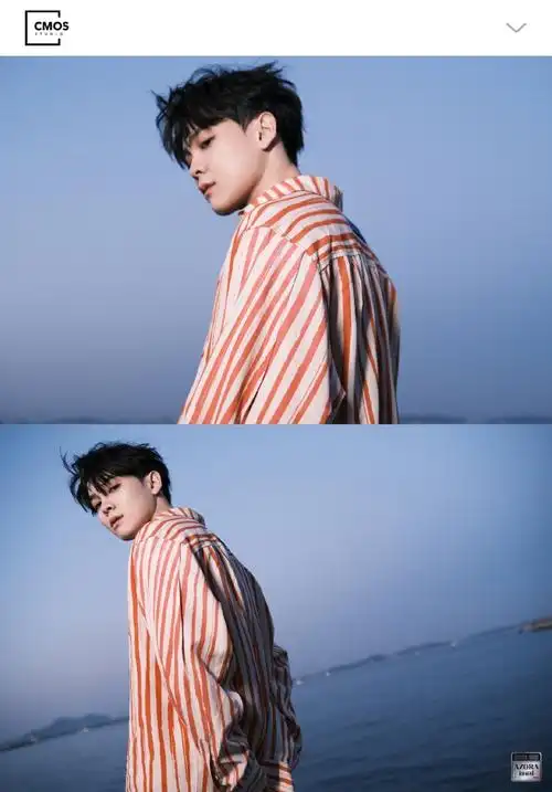 尤长靖海边氛围感写真