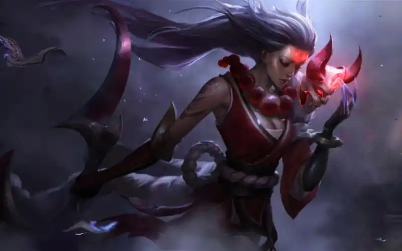 英雄联盟手游皎月女神戴安娜腥红之月皮肤