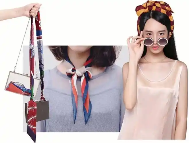 丝巾的实用系法适合不同场合