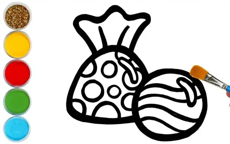 育儿简单画画教程,边学画宝贝最爱的棒棒糖简笔画,边学认识色彩