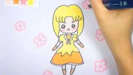 可乐姐姐学画画 可乐姐姐学画画 魔仙小蓝