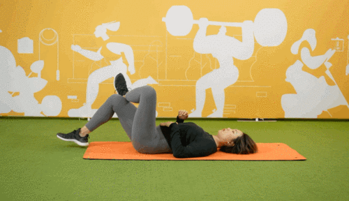 动作1 /仰卧臀部拉伸day3:臀部放松以臀中肌举例,无论是日常走路,还是