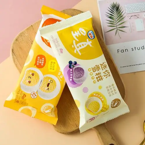 雀巢呈真迷你雪糍冰淇淋蓝莓芒果果味糯米糍咸冰淇淋