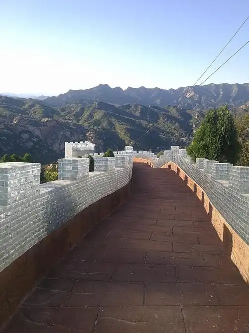 北京清凉谷水晶长城!