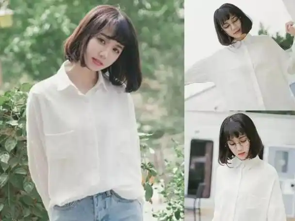 2018年流行的圆脸短发发型,俏皮又甜美!