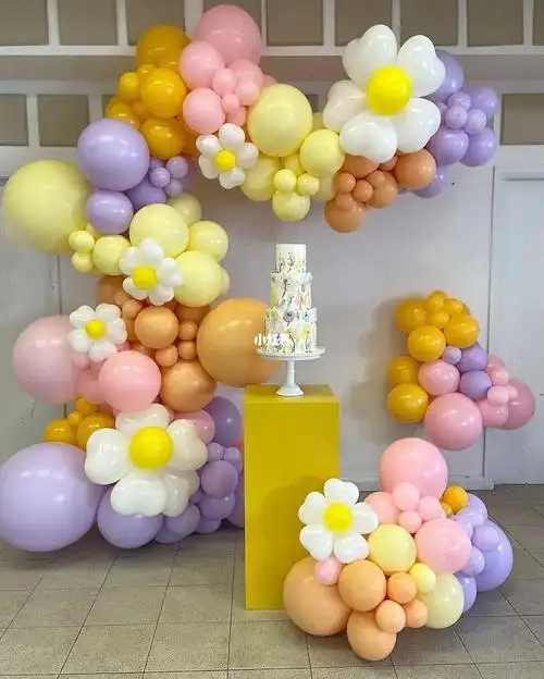 简简单单家庭diy气球生日布置