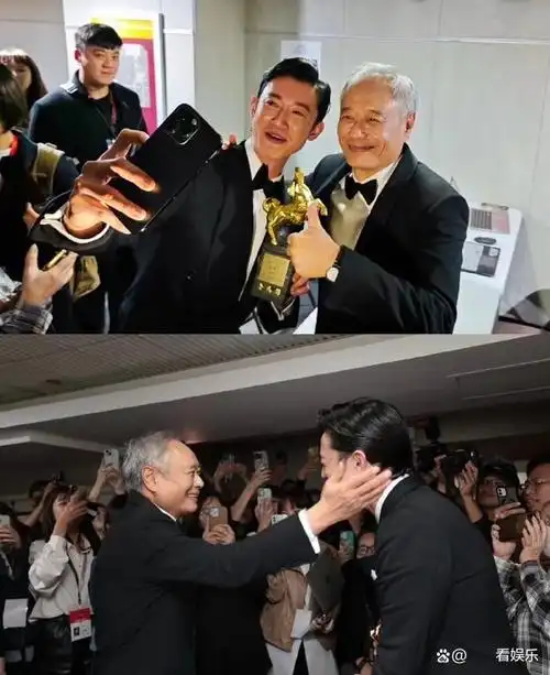 李安与吴慷仁在金马奖后台对话:演员要勇敢犯错,才能创造新生命