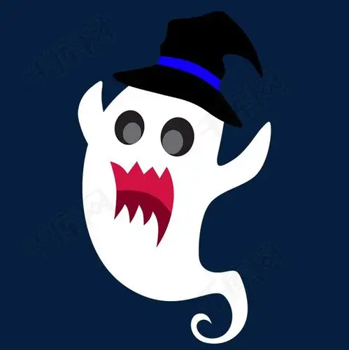 手绘卡通系列可爱的小鬼