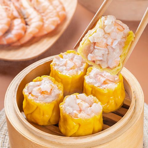 包道广式点心 虾仁干蒸烧麦225g 9只装广东早茶 茶楼早点速冻早餐食品