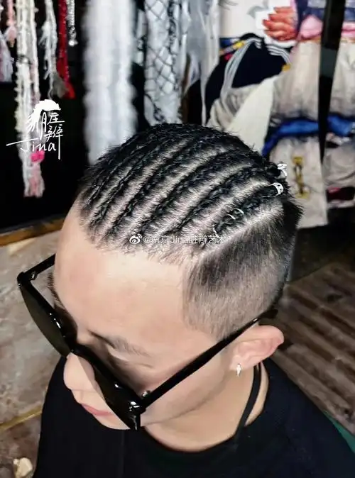 地垄沟  #南京脏辫  #脏辫  #贴头辫