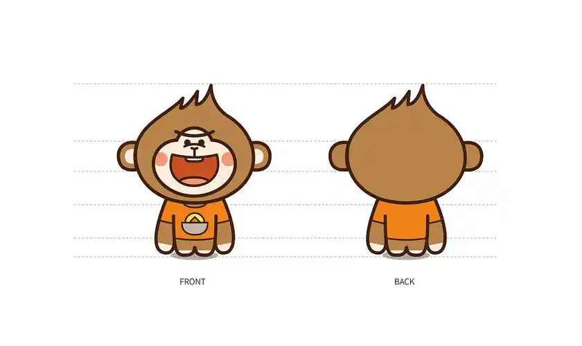 财税吉祥物卡通形象设计