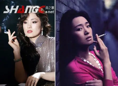 陈乔恩素颜抽烟被偷拍 女明星抽烟姿势大盘点