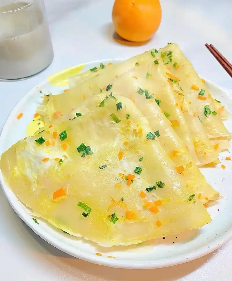 图文热点来了 好吃简单的牛奶鸡蛋饼来啦! 食材: 鸡蛋   - 抖音
