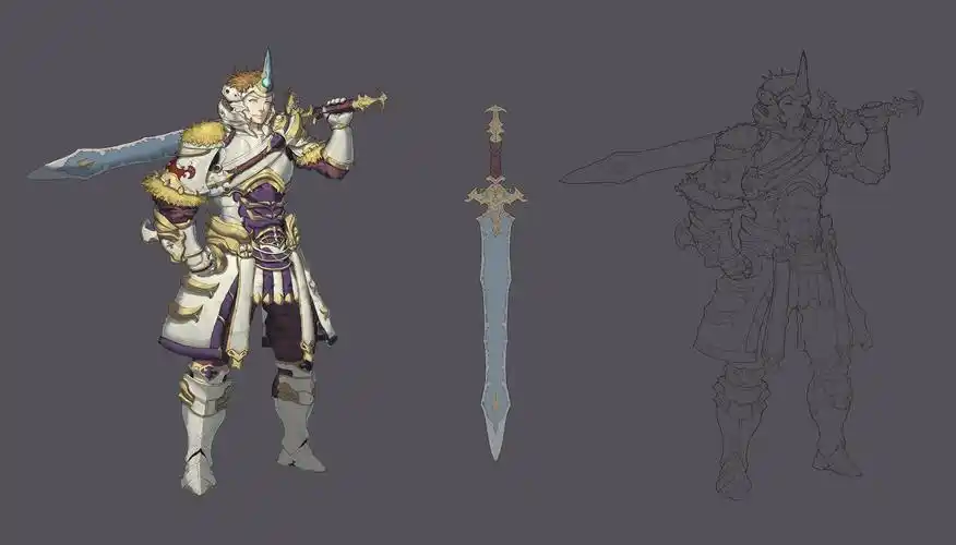 战士|插画|游戏原画|线狂 - 原创作品 - 站酷 (zcool)