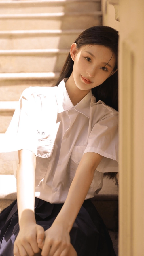 校服清纯女高中生!_校园_时期_毕业