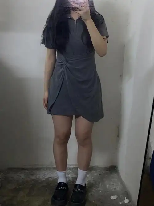 身高168体重135分享一件超显瘦的裙裙