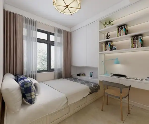 金台府邸三室二厅110平方简约风格效果图