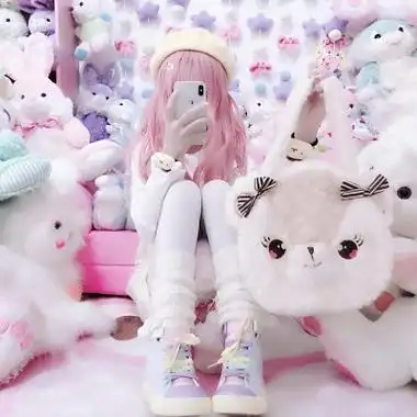 可爱超级少女心的头像软妹真人42张