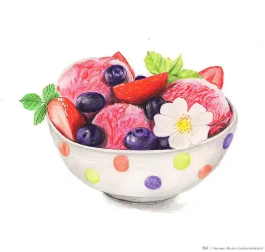 驴大萌的相册-【驴大萌彩铅教程188】手绘美食 甜品