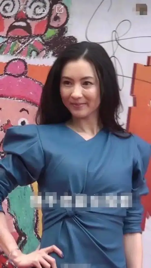 张柏芝被捧得太高了老了一样会松弛下垂粉丝却不肯面对现实